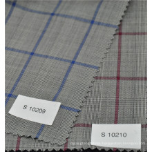 Hot sale glen check worsted 70%wool 30%polyester suiting fabric